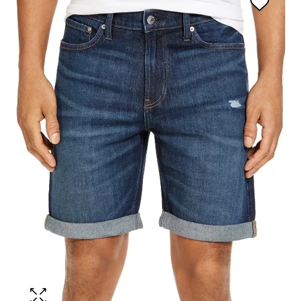 Calvin Klein Jeans Men's Straight Miami Rain Jean Shorts 32